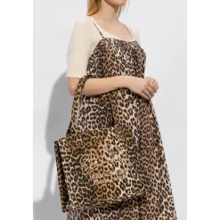 DAMES Ganni Shopper Bag met Logo