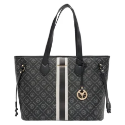 DAMES Carlo Colucci Shoppers^Shopper met Logoprint Stijlvol