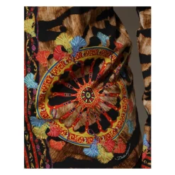 Heren Dolce & Gabbana Siciliaans-geïnspireerd dierenprintshirt