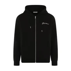 Heren FLÂNEUR Signature Zip-Up Hoodie in