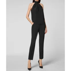 DAMES Philipp Plein Shirts^Silk Crepe de Chine Tie Neck Halter Top