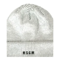 MSGM Mutsen En Petten^Silver Logo Cap