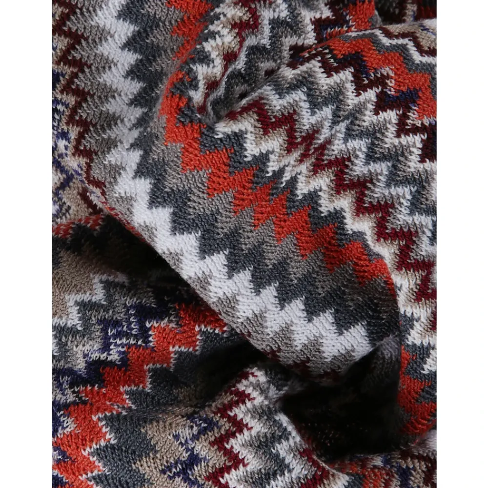 Heren Missoni Sjaals^Sjaal met franjes