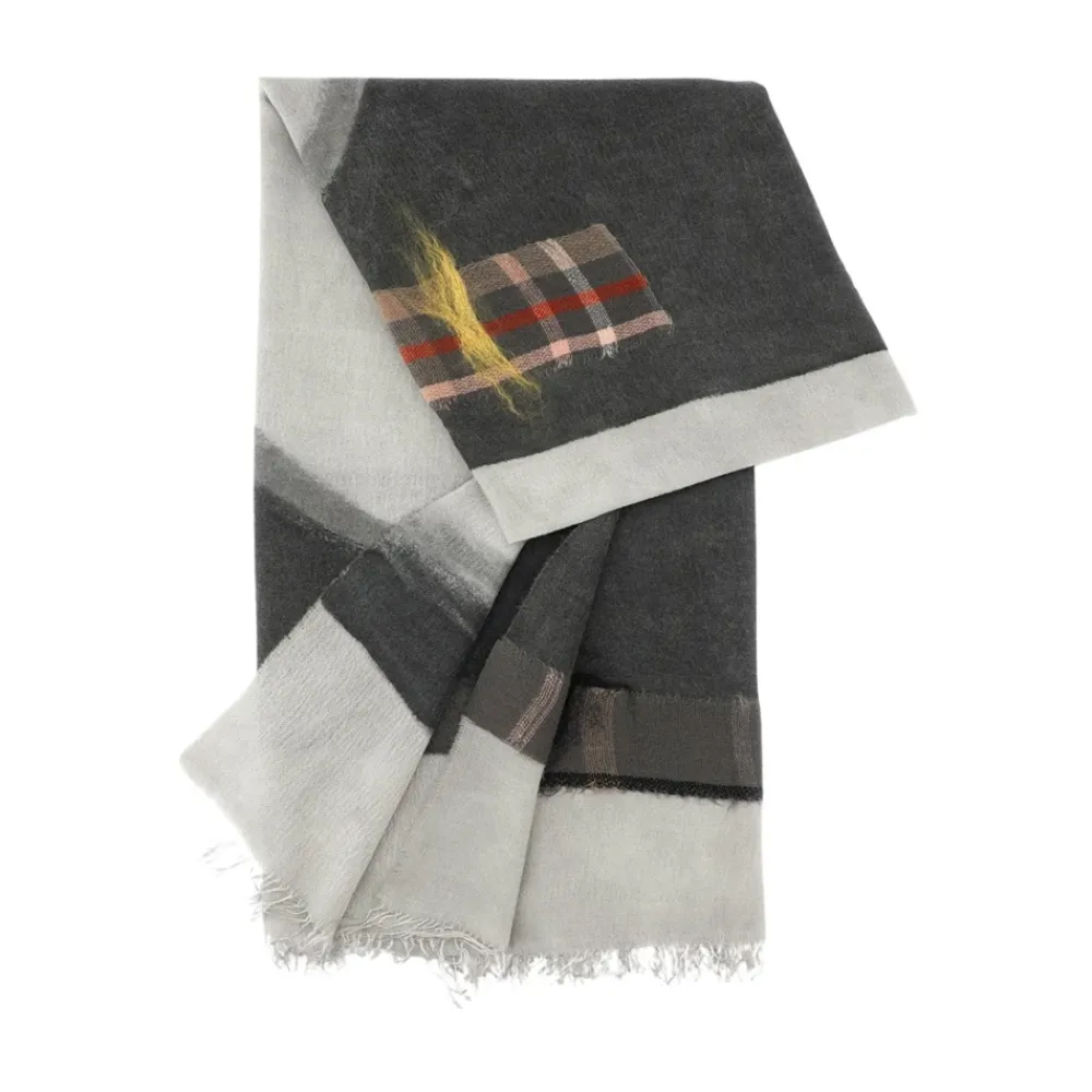 DAMES Exquisite J Sjaal met franjes