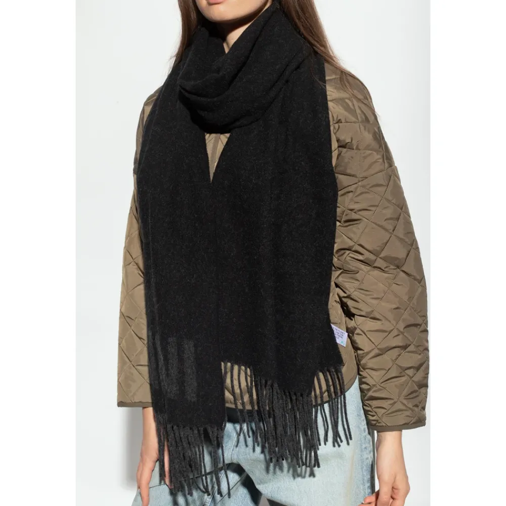 DAMES Ganni Sjaals^Sjaal met logo