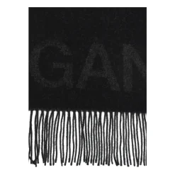 DAMES Ganni Sjaals^Sjaal met logo