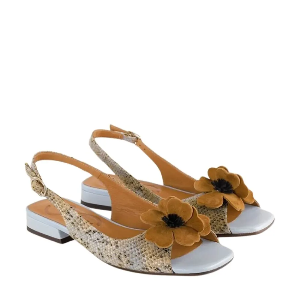 DAMES Chie Mihara Sandalen^Slangenprint Leren Gesp Hakken