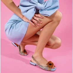 DAMES Chie Mihara Sandalen^Slangenprint Leren Gesp Hakken