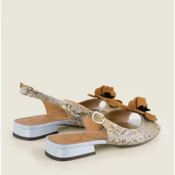 DAMES Chie Mihara Sandalen^Slangenprint Leren Gesp Hakken