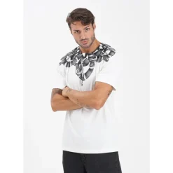 Heren Marcelo Burlon Shirts^Slangenprint T-shirt met korte mouwen
