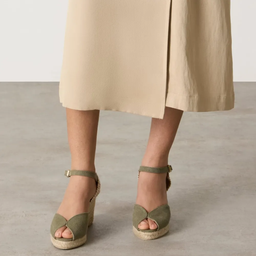 DAMES Castañer SLEEHAKKEN MET 7 CM HAK