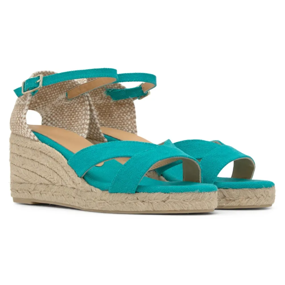 DAMES Castañer Sleehakken^SLEEHAKSANDALEN MET 7 CM HAK