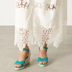 DAMES Castañer Sleehakken^SLEEHAKSANDALEN MET 7 CM HAK