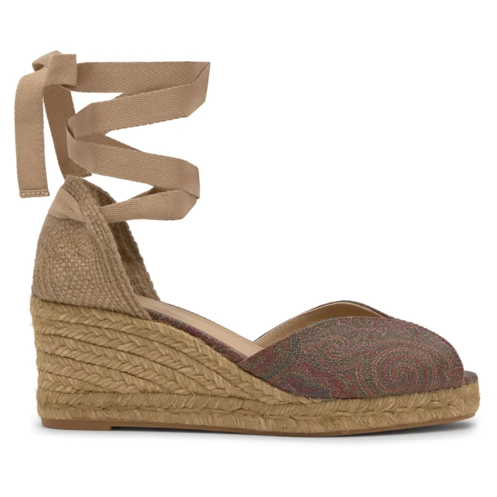 DAMES Castañer Sleehakken^SLEEHAKSANDALEN MET 7 CM HAK