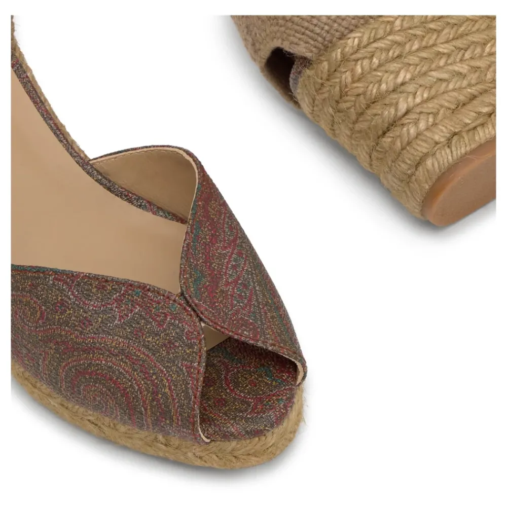 DAMES Castañer Sleehakken^SLEEHAKSANDALEN MET 7 CM HAK