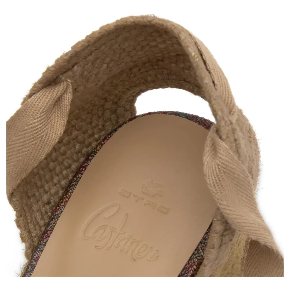 DAMES Castañer Sleehakken^SLEEHAKSANDALEN MET 7 CM HAK