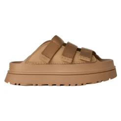 DAMES UGG Slides GoldenGlow Dark Sand