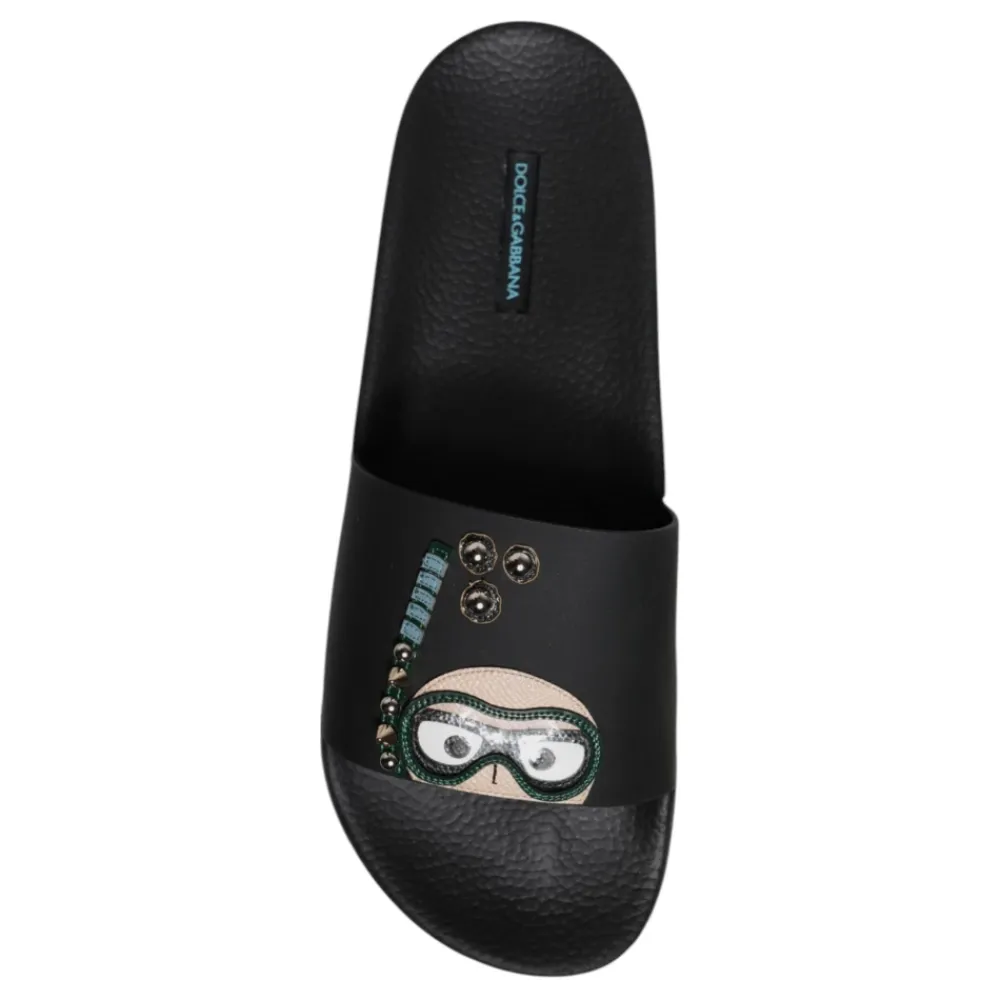 Heren Dolce & Gabbana Slides Slip On Sandalen
