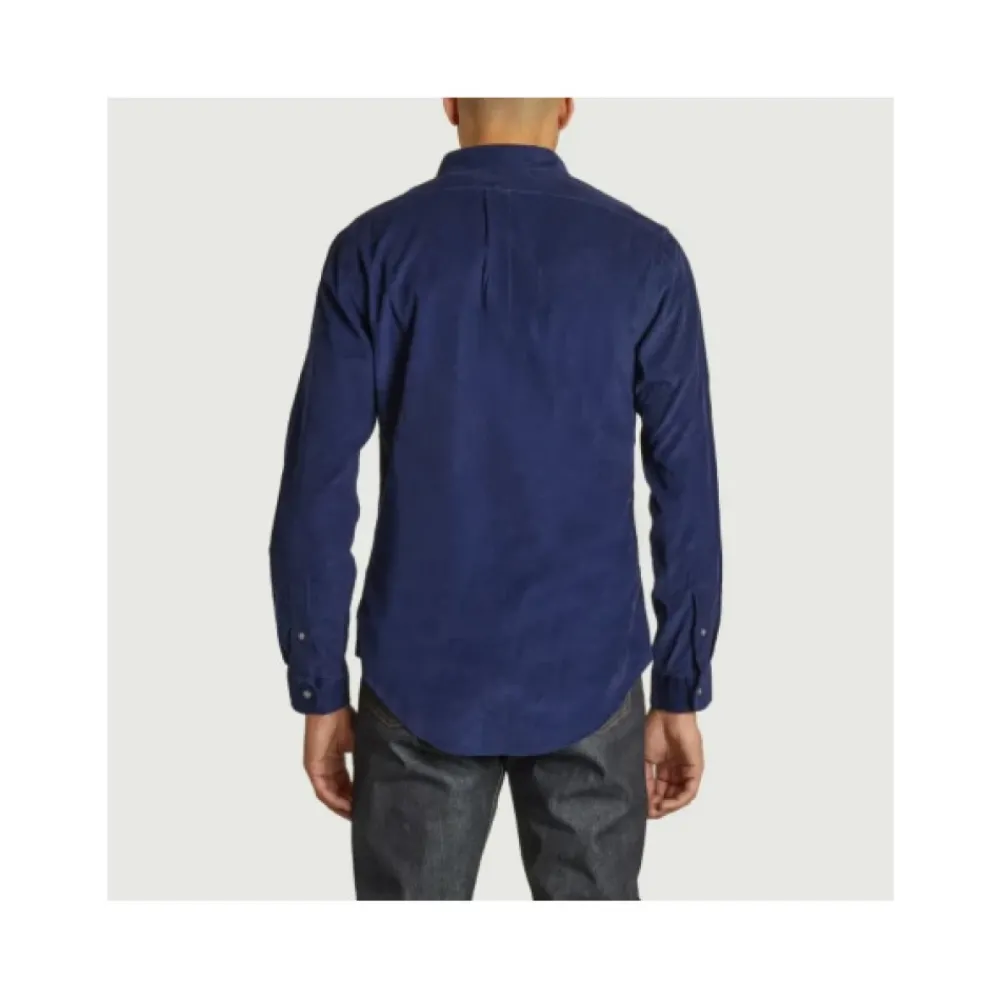 Heren Polo Ralph Lauren Slim Corduroy Overhemd