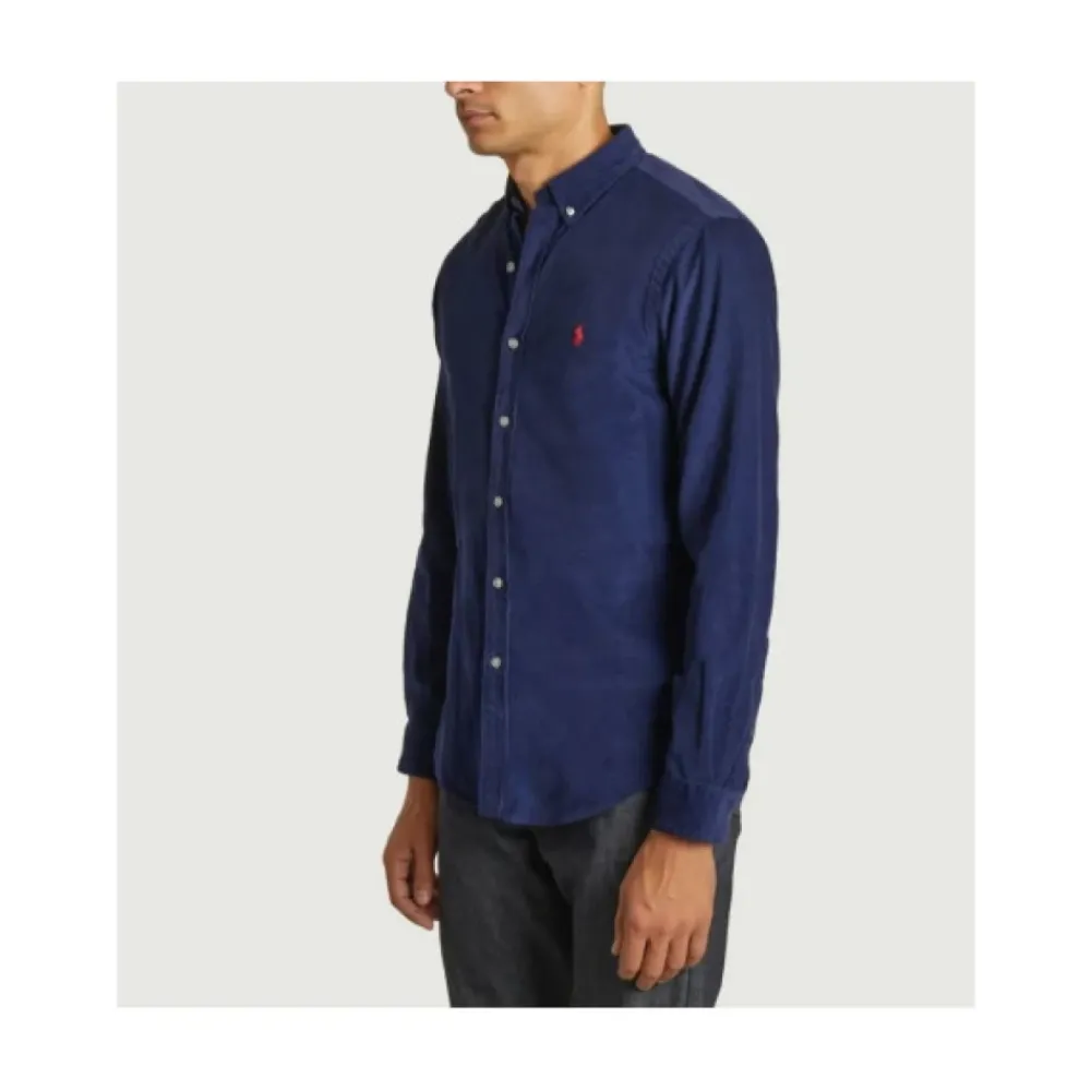 Heren Polo Ralph Lauren Slim Corduroy Overhemd
