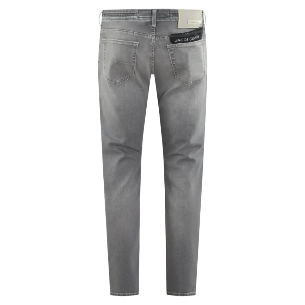 Heren Jacob Cohën Slim Fit 5 Pocket Broek