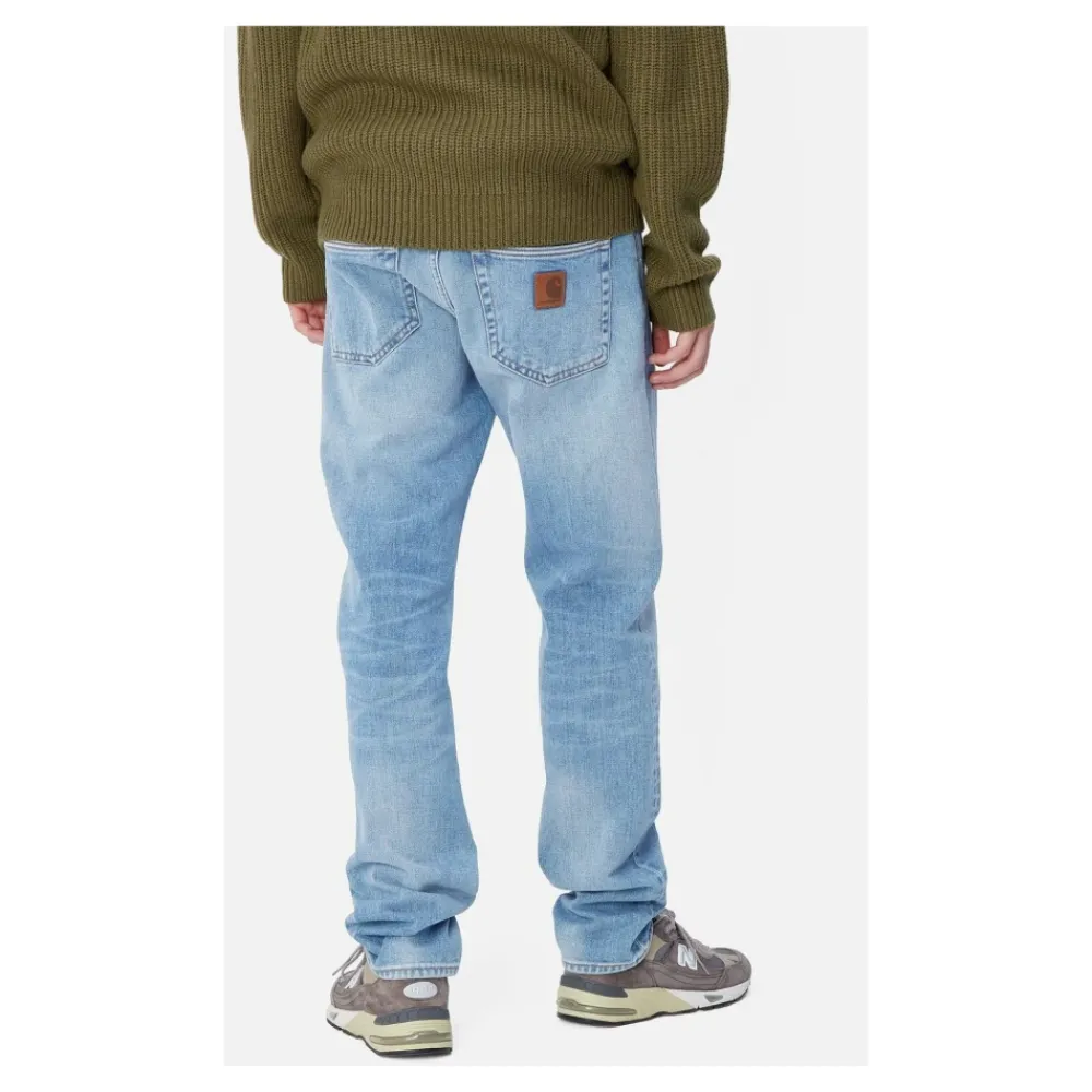 Heren Carhartt Wip Jeans^Slim Fit Denim Jeans Klondike