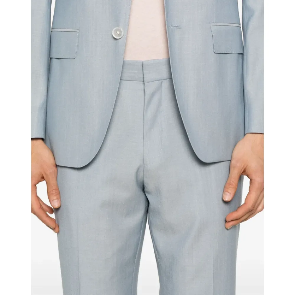 Heren Hugo Kostuums^Slim Fit Gemengd Wol Pak