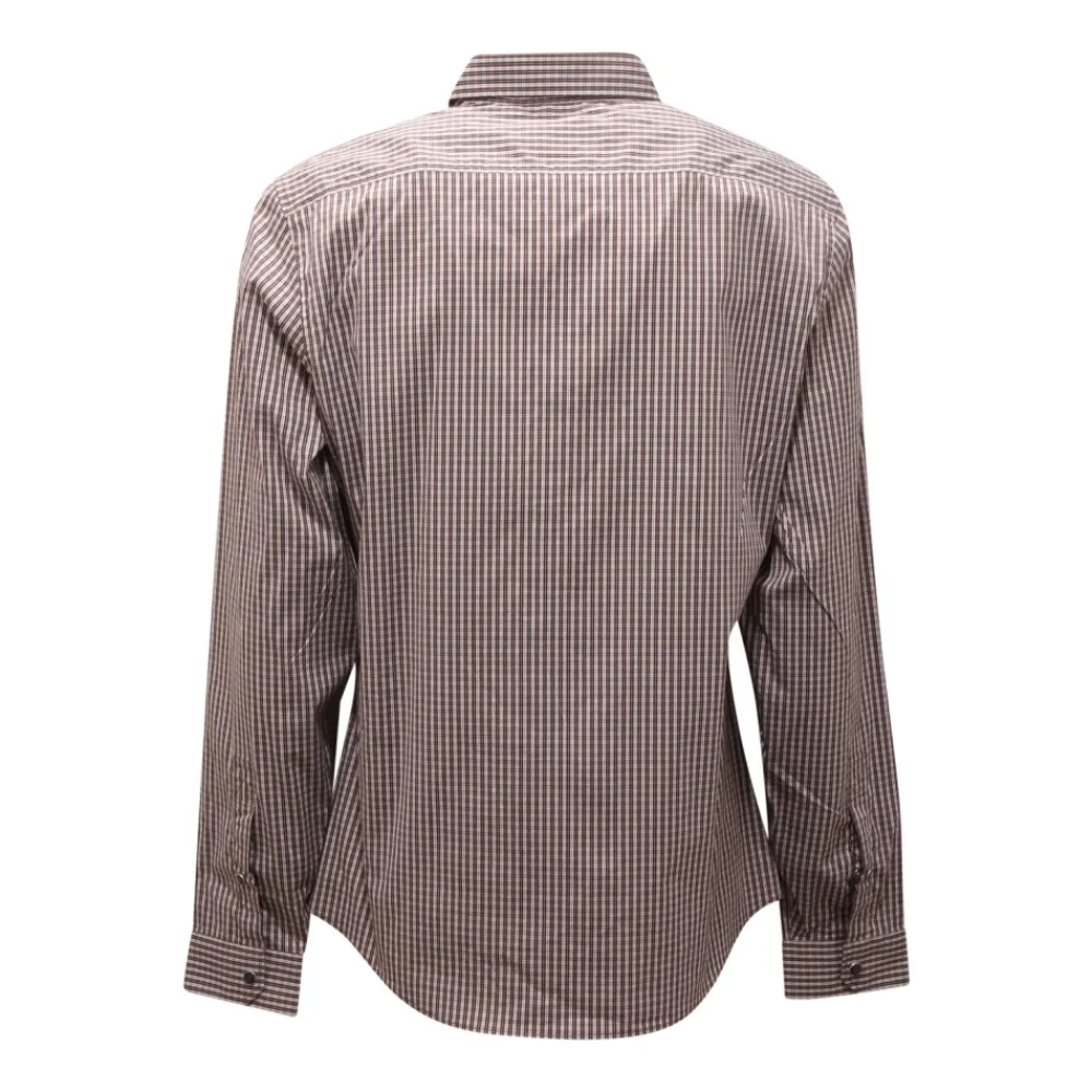 Heren Gucci Overhemden^Slim Fit Italiaans overhemd met automatische knopen