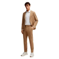 Heren Hugo Overhemden^Slim Fit Jersey Shirt Hoge Prestaties Model