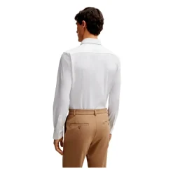 Heren Hugo Overhemden^Slim Fit Jersey Shirt Hoge Prestaties Model