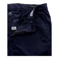Heren Mason's Broeken^Slim Fit Navy Blue Chino Broek