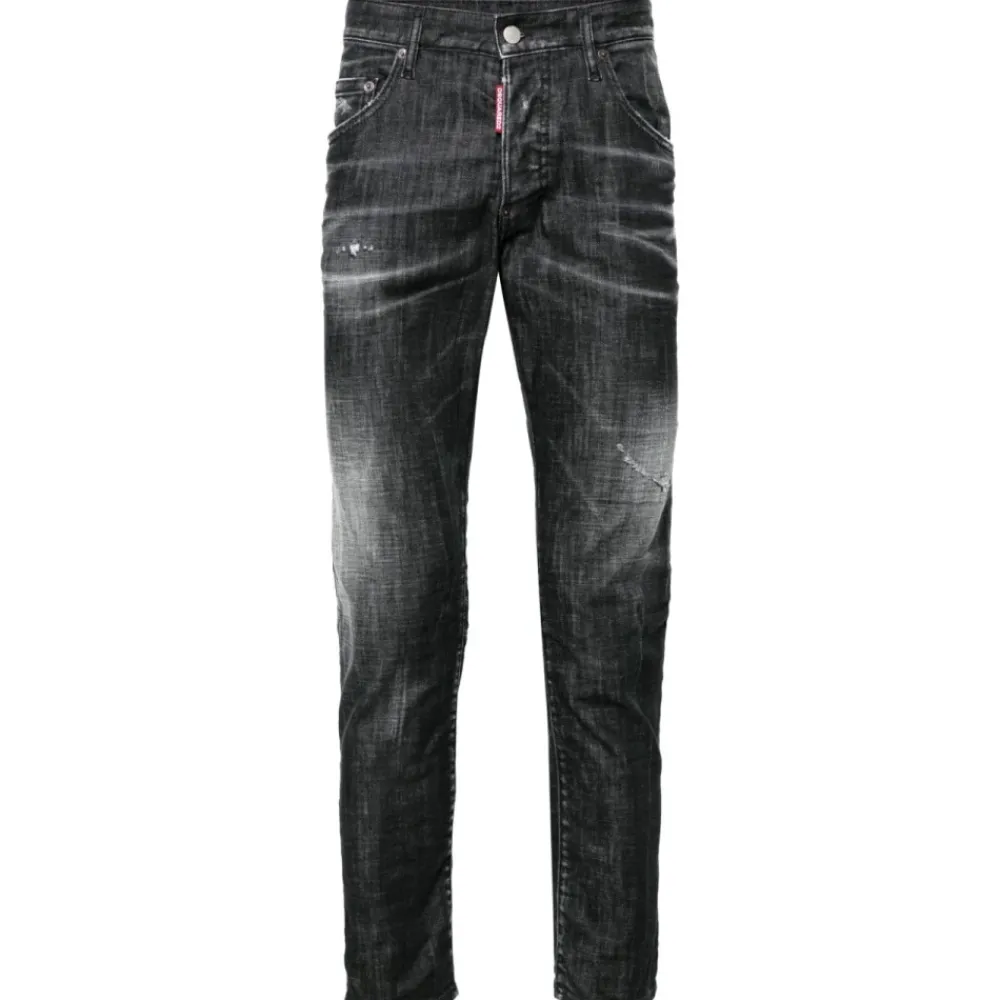 Heren Dsquared2 Slim Fit Stretch Katoenen Jeans