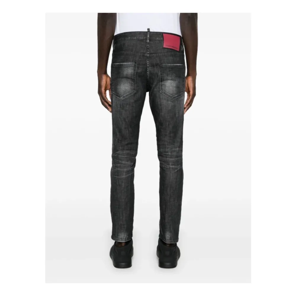 Heren Dsquared2 Slim Fit Stretch Katoenen Jeans