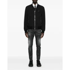 Heren Dsquared2 Slim Fit Stretch Katoenen Jeans