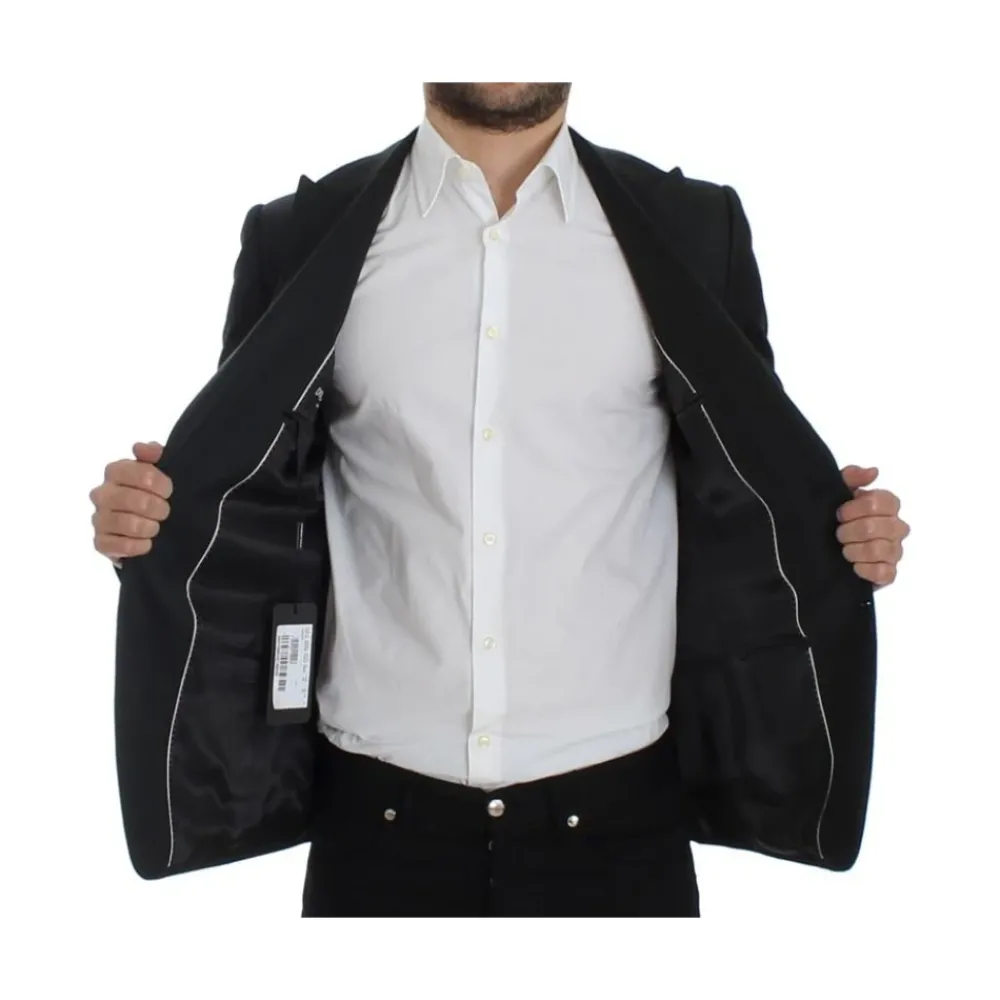 Heren Dolce & Gabbana Kostuums^Slim Fit Wol Blazer