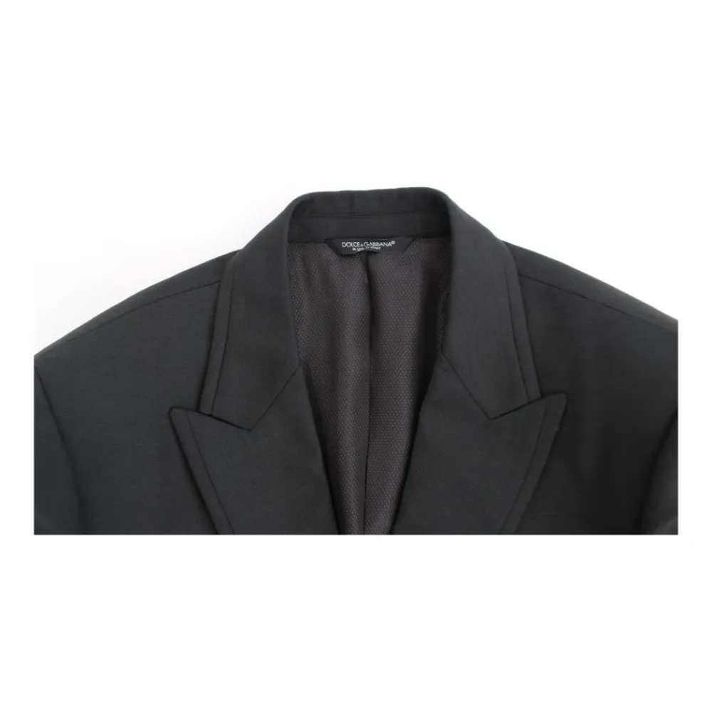 Heren Dolce & Gabbana Kostuums^Slim Fit Wol Blazer