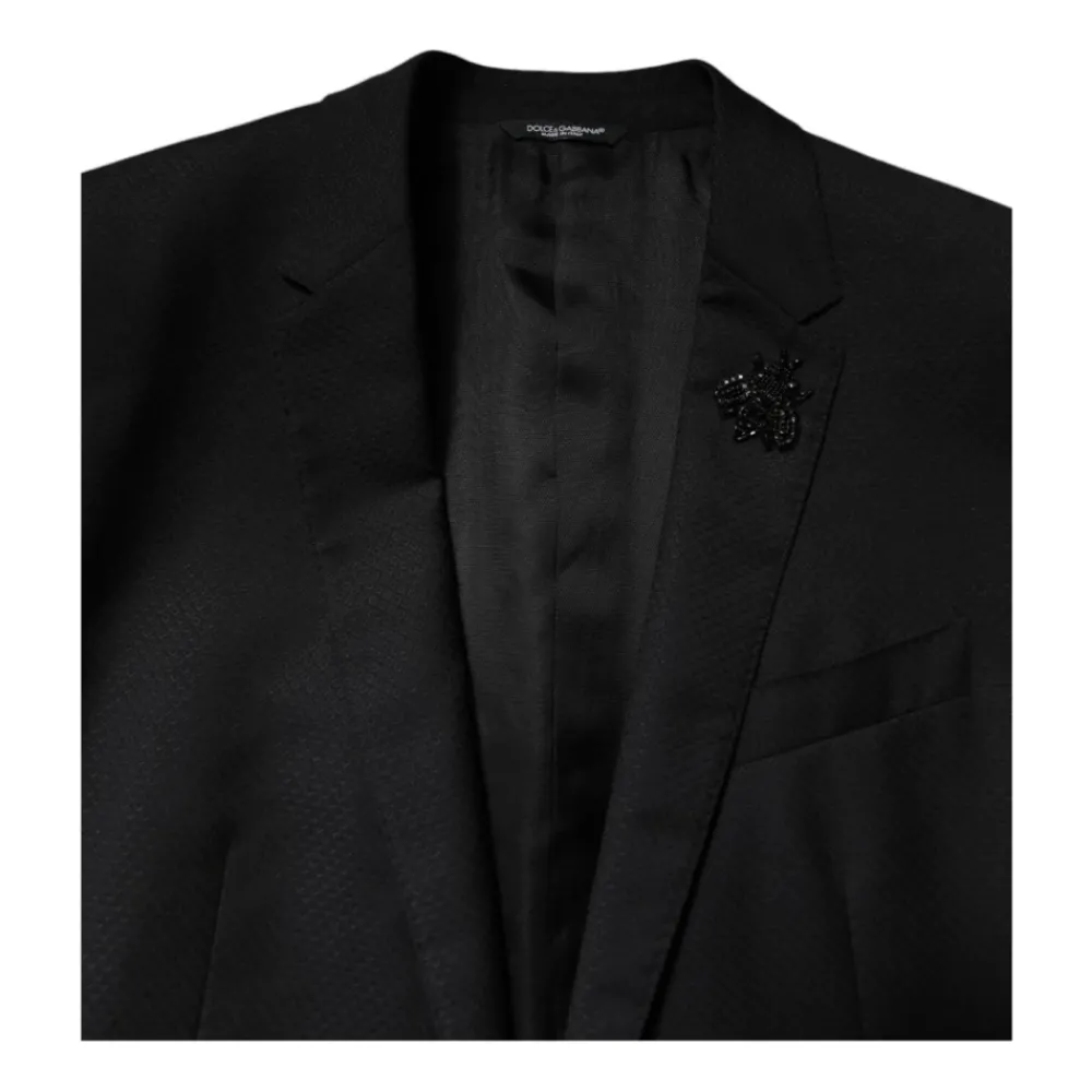 Heren Dolce & Gabbana Kostuums^Slim Fit Wollen Pak - 2 Stuks