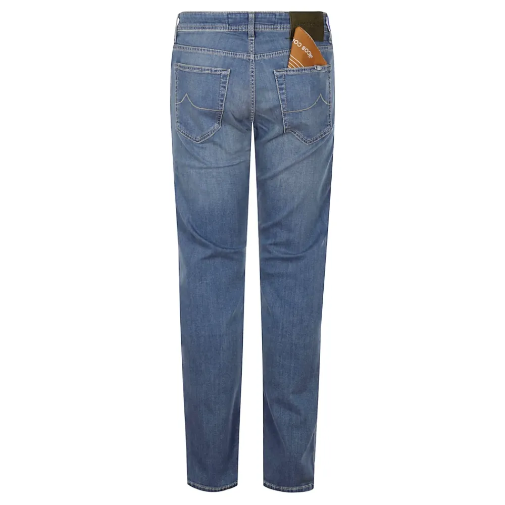 Heren Jacob Cohën Slim Katoen Denim Jeans