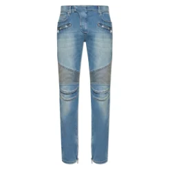 Heren Balmain Jeans^Slim-fit biker jeans
