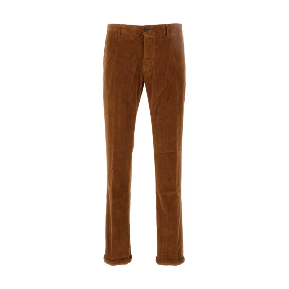 Heren Incotex Slim-fit Corduroy Broek