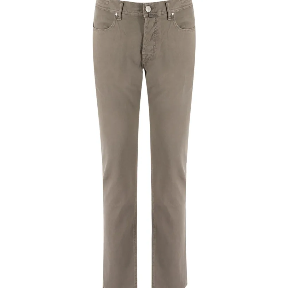 Heren Jacob Cohën Slim-fit Five-pocket Broek