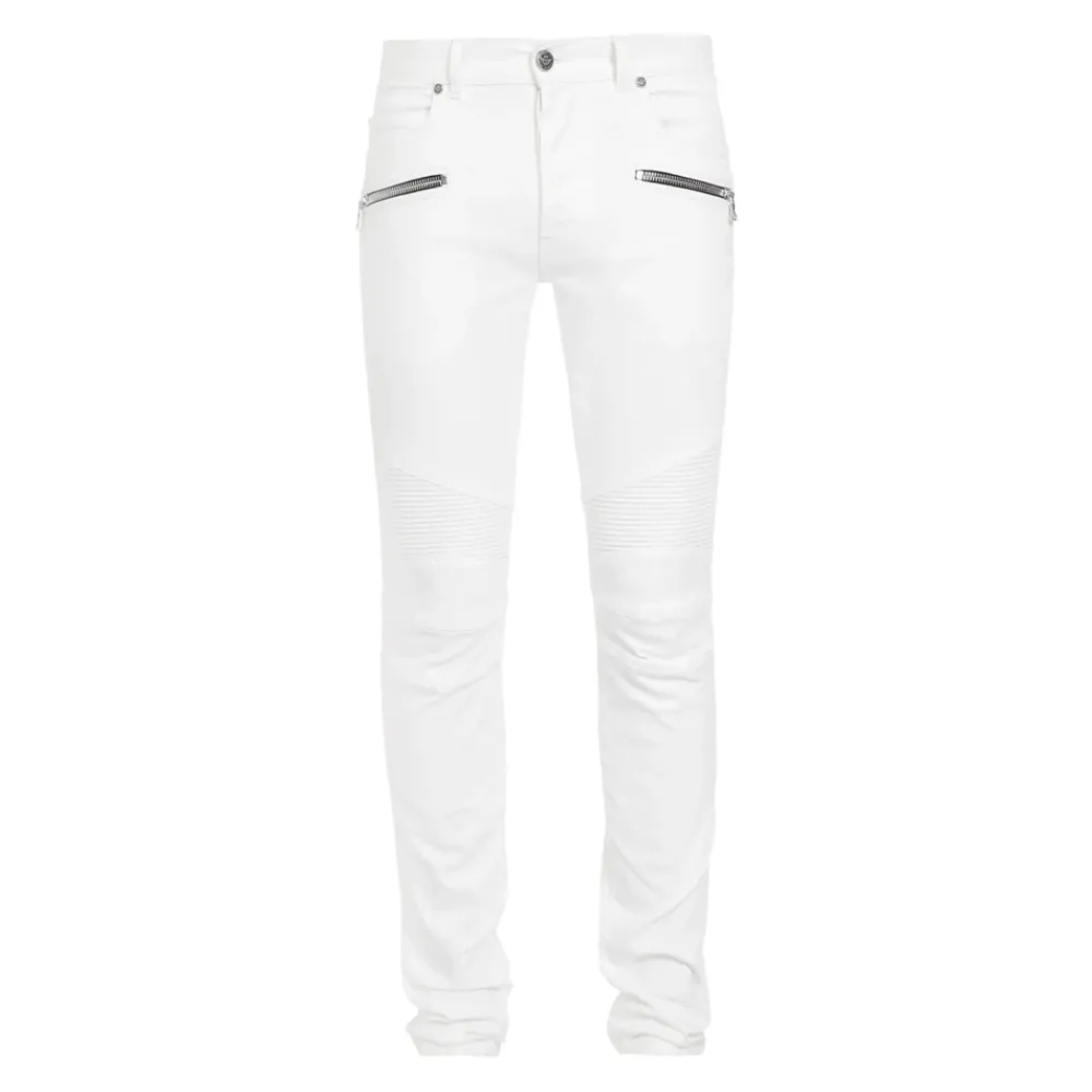 Heren Balmain Jeans^Slim-fit katoenen jeans