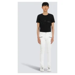 Heren Balmain Jeans^Slim-fit katoenen jeans