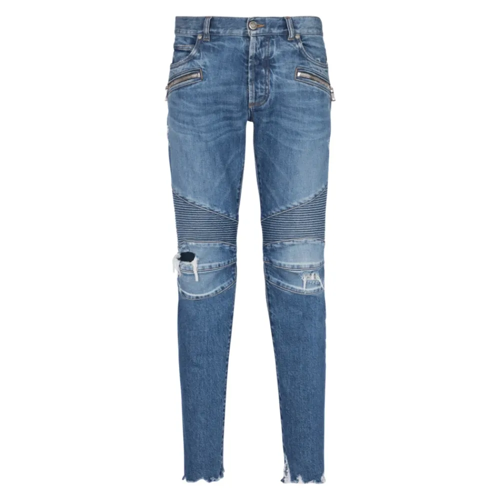 Heren Balmain Slim-fit katoenen jeans
