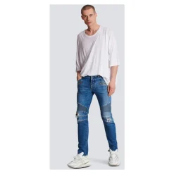 Heren Balmain Slim-fit katoenen jeans