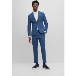 Heren Hugo Overhemden^Slimfit overhemd met vochtregulatie