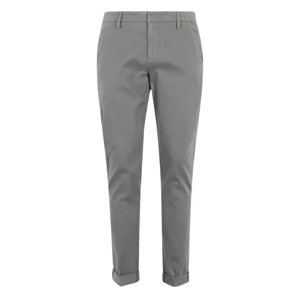 Heren Dondup Slimme Chino Broek met Achterzakken