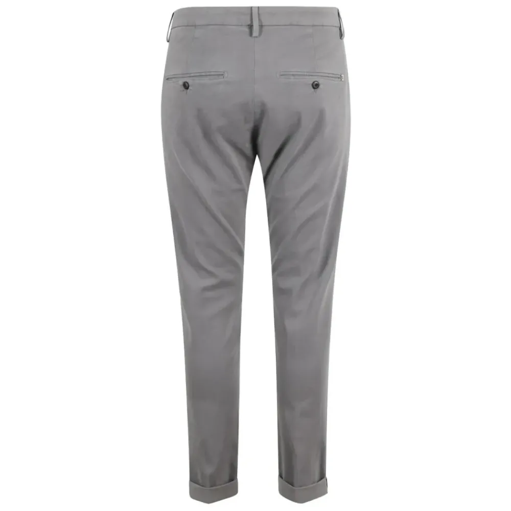 Heren Dondup Slimme Chino Broek met Achterzakken