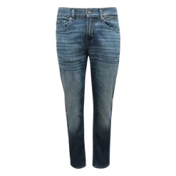 Heren 7 For All Mankind Slimmy Slim Straight Broek Licht