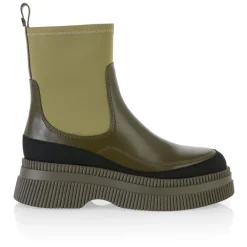 DAMES Marc Cain Slip-on Enkellaarsjes met Materiaalmix